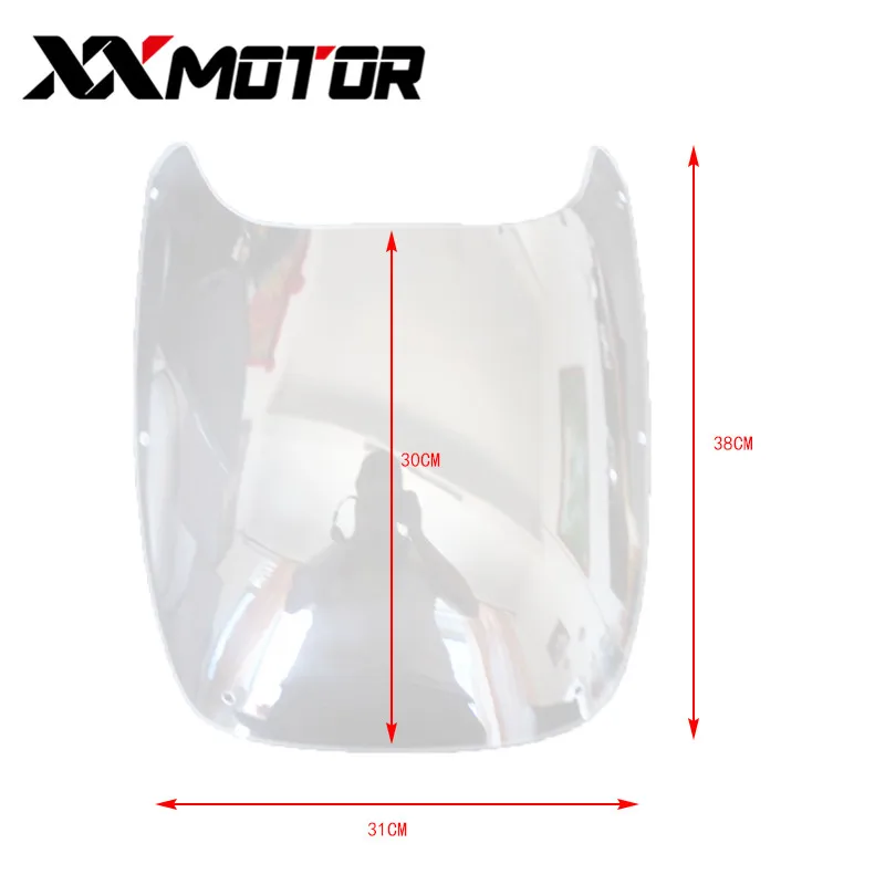 Motorcycle Windshield High Quality PC Materid Windscreen Shroud Fairing  For Yamaha FZR400 Black Host Motorcycle Accessories