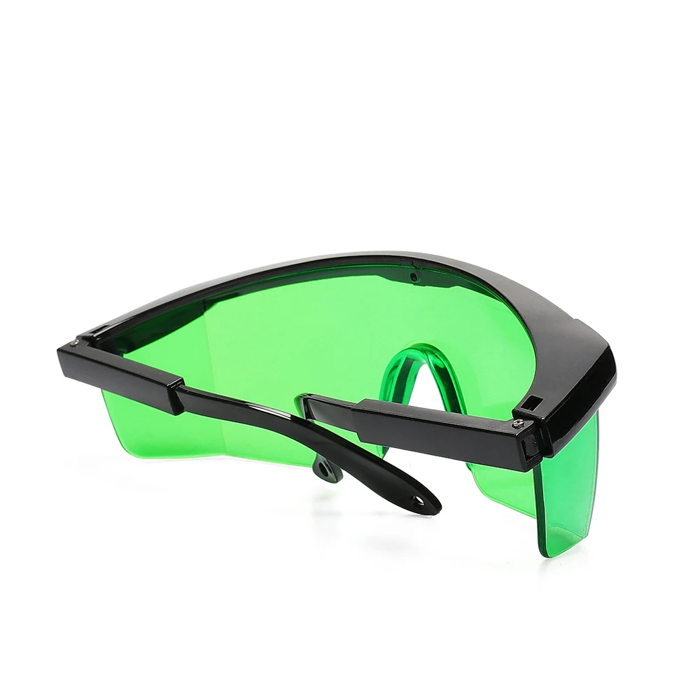 Huepar Safety Laser Enhancement Glasses Green Adjustable Protection Eyewear Goggle Glasses With Hard Case For Line/Rotary Lasers