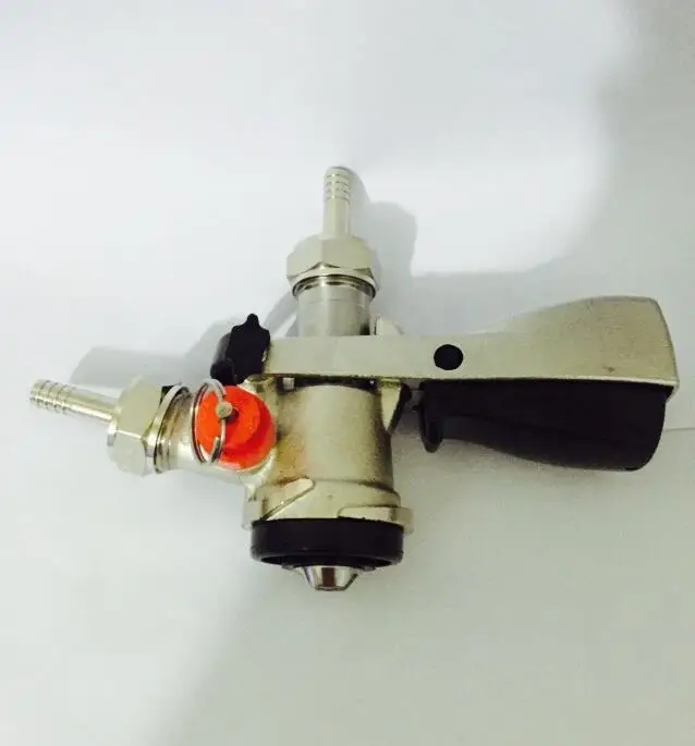 

D Type pressure blowing beer dispenser valve, Hotel Kegerator Tap homebrew, Beer dispenser brass valve stainless steel handle