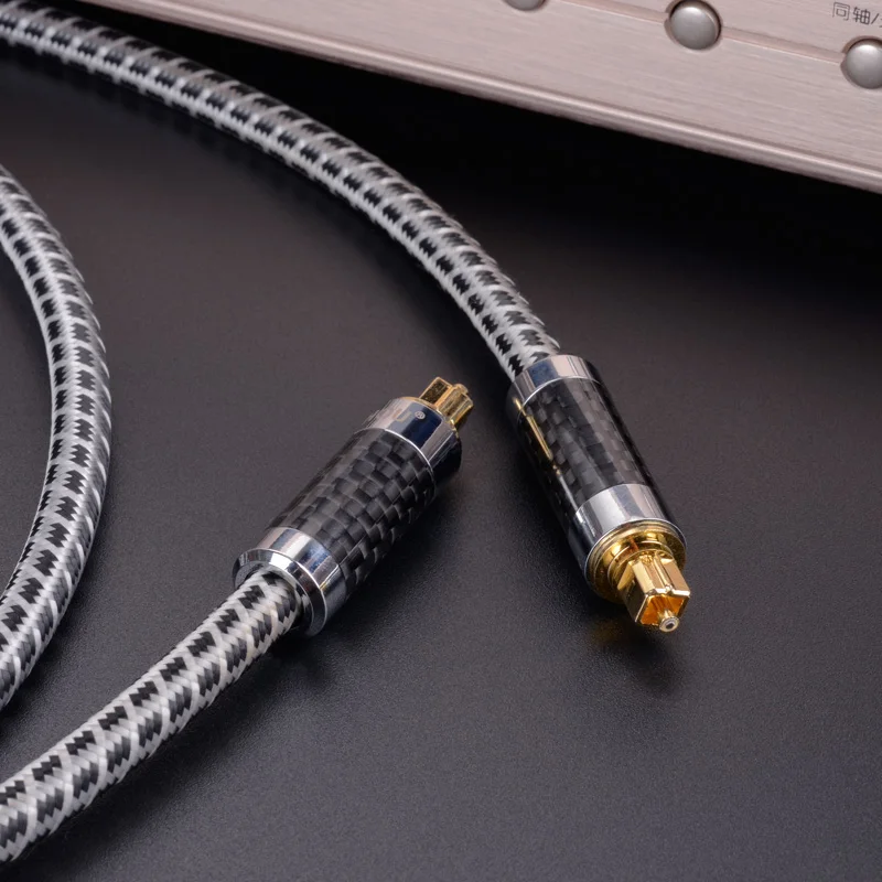 MOSHOU-cable óptico de Audio digital, fibra óptica, 3 pies/6 pies/9 pies, vídeo, cobre libre de oxiácido, audiófilo, HIFI, DTS, Dolby, 5,1, 7,1