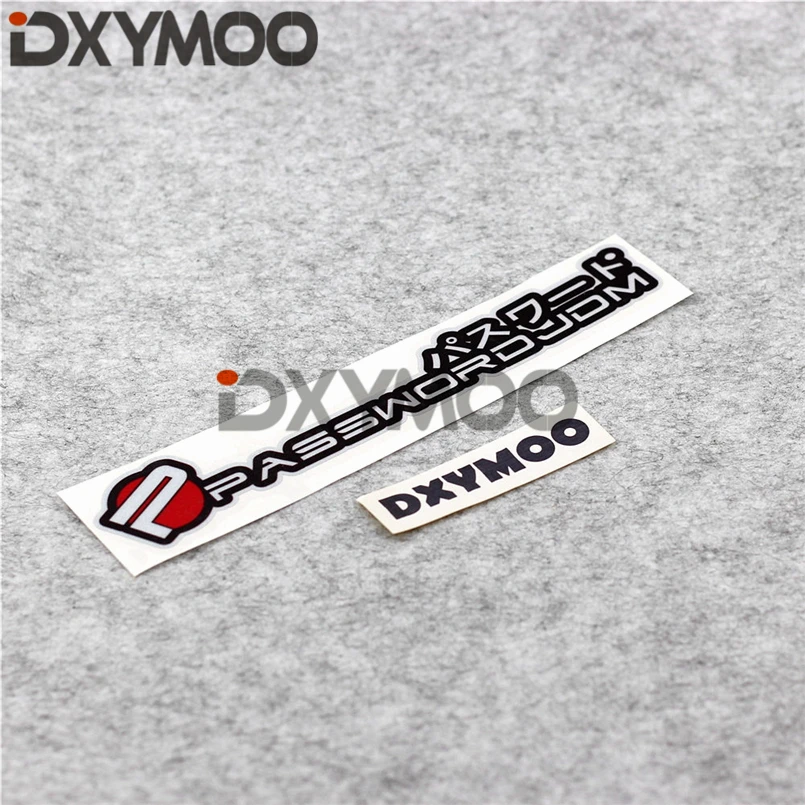 Japanese Auto Window Stickers JDM Style Skateboard Decals for Password Passion 22x4cm