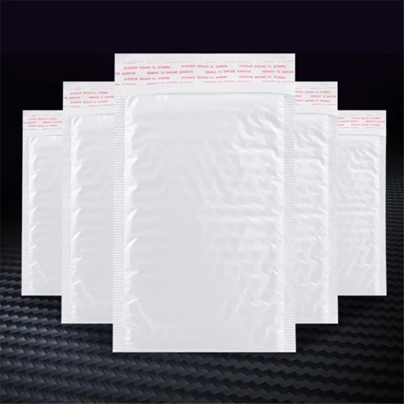 Various sizes Waterproof White bag Foam Paper Envelopes  set gift bags School student office Supplies