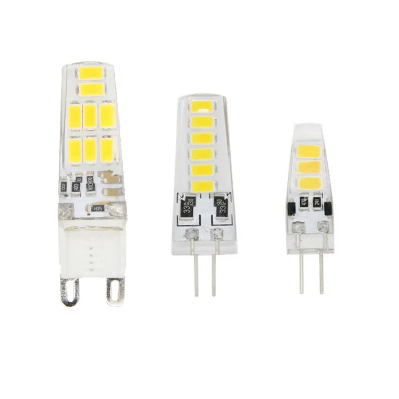 

2019 New LED Bulb SMD 5733 LED G4 G9 6 12 16 LEDs lamp 2W 3W 5W Corn Light AC/DC 12V 360 Degree Replace Halogen Lamp