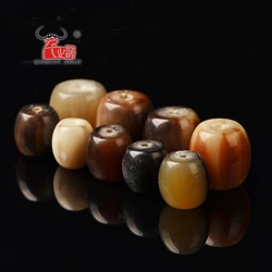 5PCS Natural Tibetan yak horn beaded pearl beads beads of Buddha bead string bodhi bracelet DIY accessories.