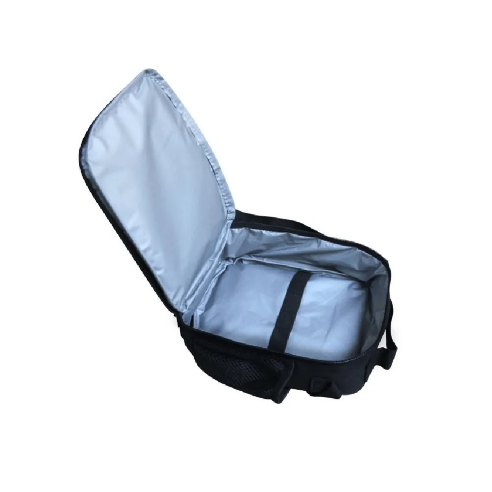 Brand lunch lunch bag burning series ice and fire printing lunch box portable freezer picnic food bag lunch bag fresh bag