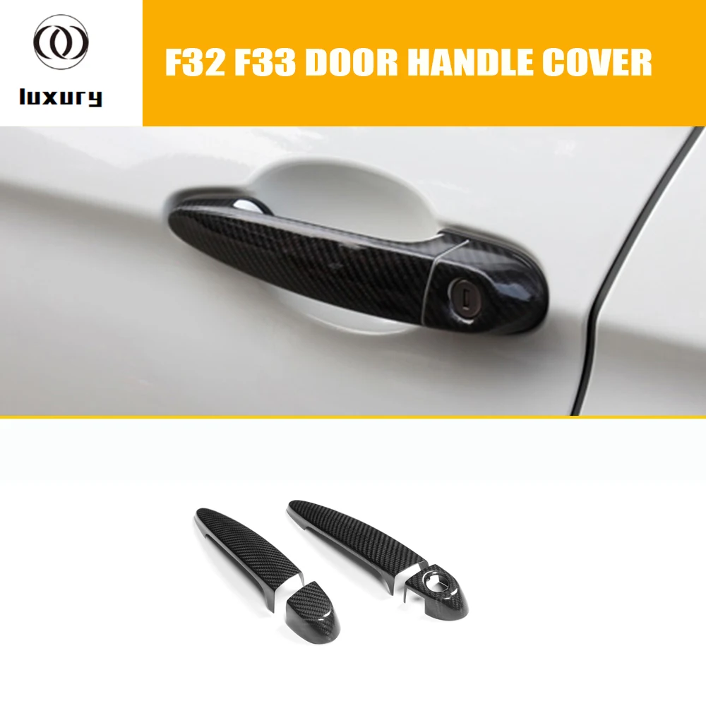 Carbon Fiber Outer Door Handle Cover for BMW F32 F33 F36 420 428 435 440 2014 -2020