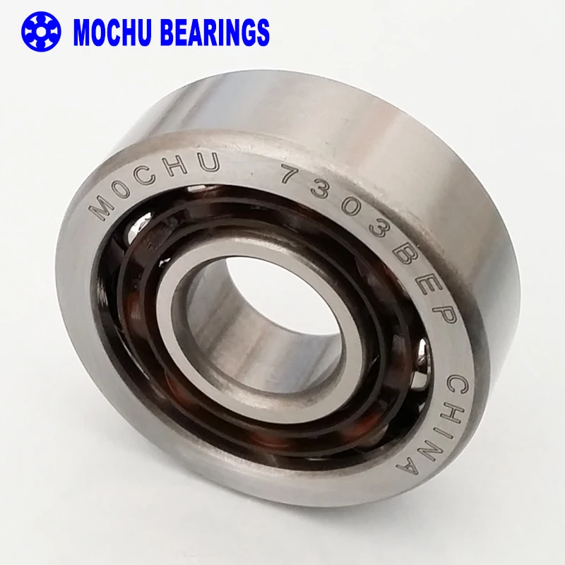 1pcs MOCHU 7303 7303BEP 17x47x14 7303-B-TVP Angular Contact Bearings ABEC-3 Bearing MOCHU High Quality Bearing