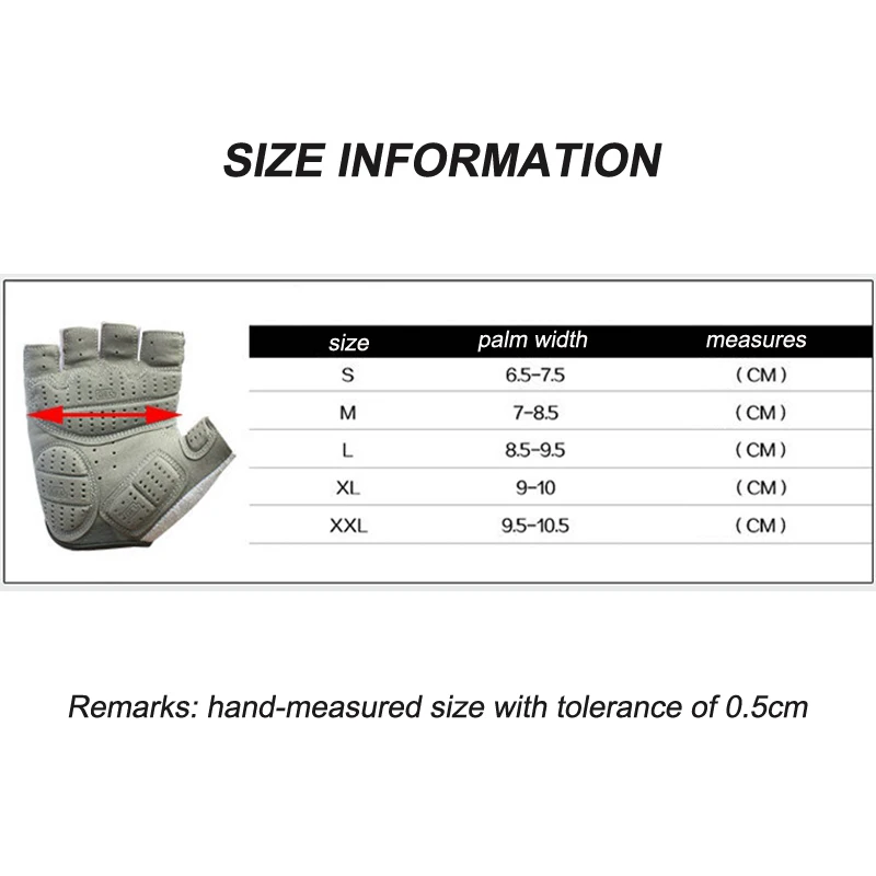 2024 Bike Half Short Finger Cycling Gloves Shockproof Breathable MTB Road Bicycle Gloves Men Silicone Gel Motorcycle Equipment