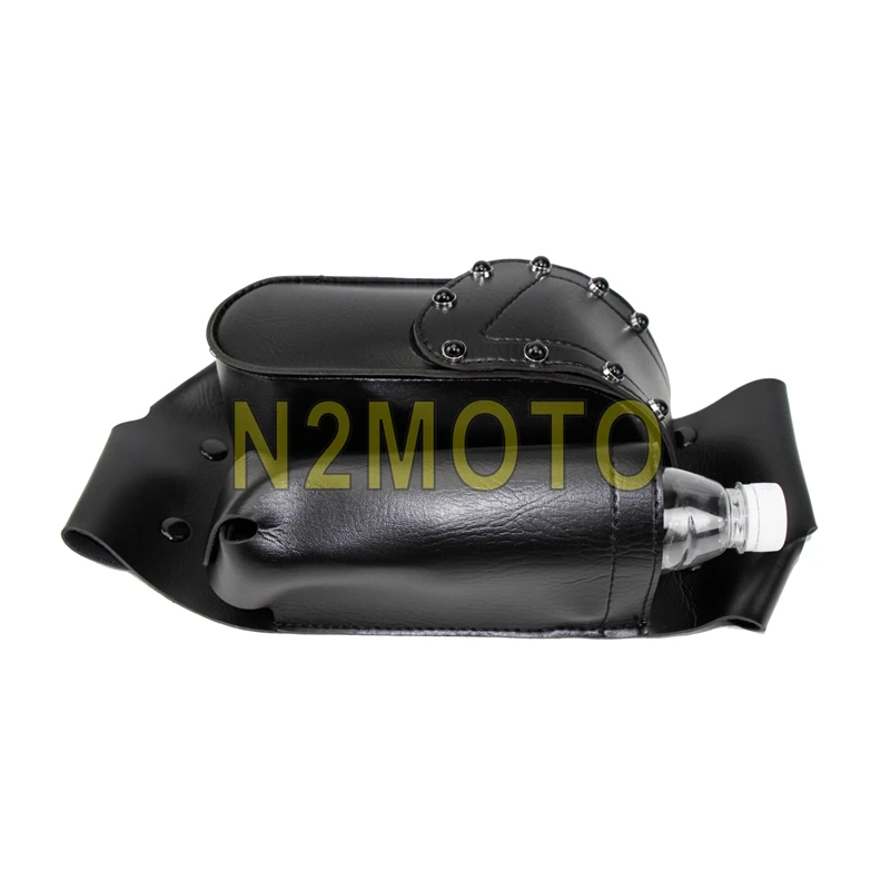 Untuk Harley 1993-Up TOURING ROAD Raja Electra Road Glide Motor Hitam Crash Bar Pelana Penjaga Tas Botol Air pemegang