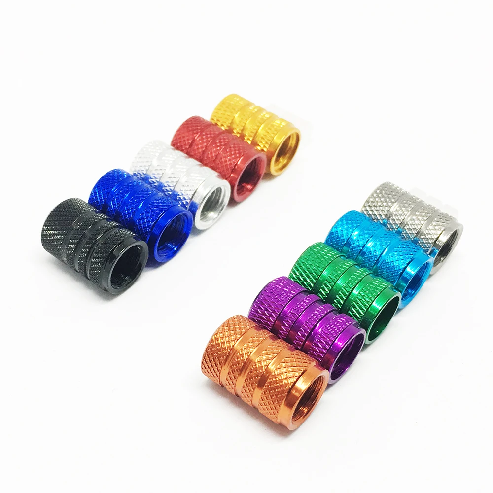 4Pcs Bike Wheel Tire Covered Car Motorcycle Truck Universal Tube Tyre Bicycle AV SV American AIR Valve Cap Dustproof 10 Colors