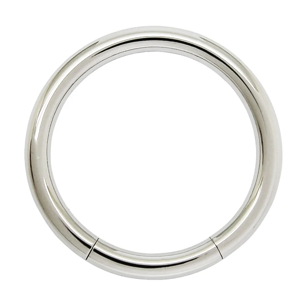 2 mm to 6 mm thick stainless steel body piercing rings jewelry segment ring gauge body piercing ring piercing titanium ring