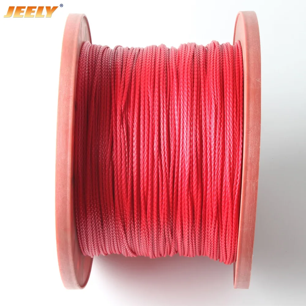 JEELY 10m 2mm 12 weaves 480kg Uhmwpe rope for fishing spearfishing and whoopie sling