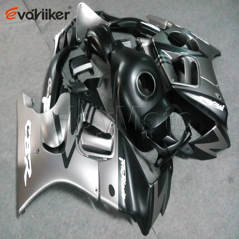 

Custom motorcycle cowl for CBR 600F2 1991 1992 1993 1994 CBR600 F2 91 92 93 94 ABS Plastic motorcycle fairing silver