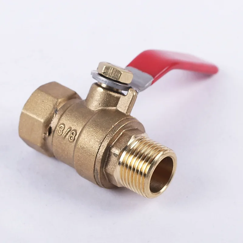 216 Supply forging inside and outside the wire ball valve / copper ball valve / inner and outer teeth ball valve 2 points