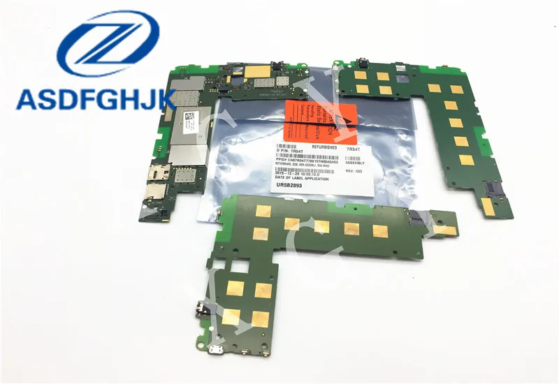 

Original for Dell Venue 8 3830 Tablet Motherboard Y1YKR Atom Z2580 2.0 GHz 32GB P / N: 0N5GP0 Cn-07r54t 07r54t 7r54t 100% Test