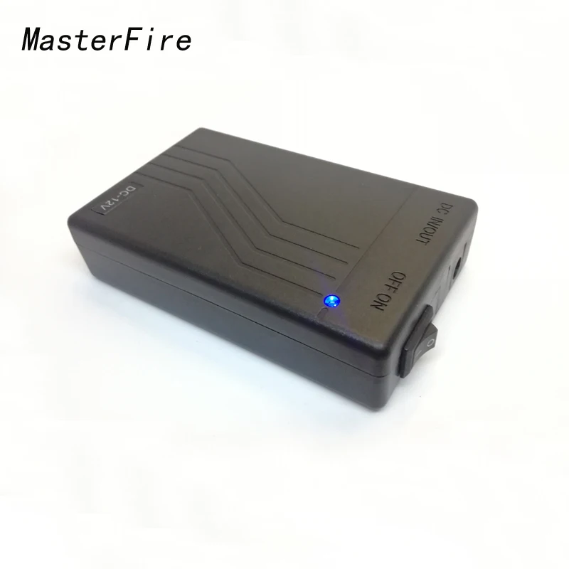 Masterfire ชุดแบตเตอรี่ลิเธียมไอออนแบบชาร์จไฟได้สำหรับกล้องวงจรปิด YSN-12480 DC 12V 4800mAh แบตเตอรี่ ION