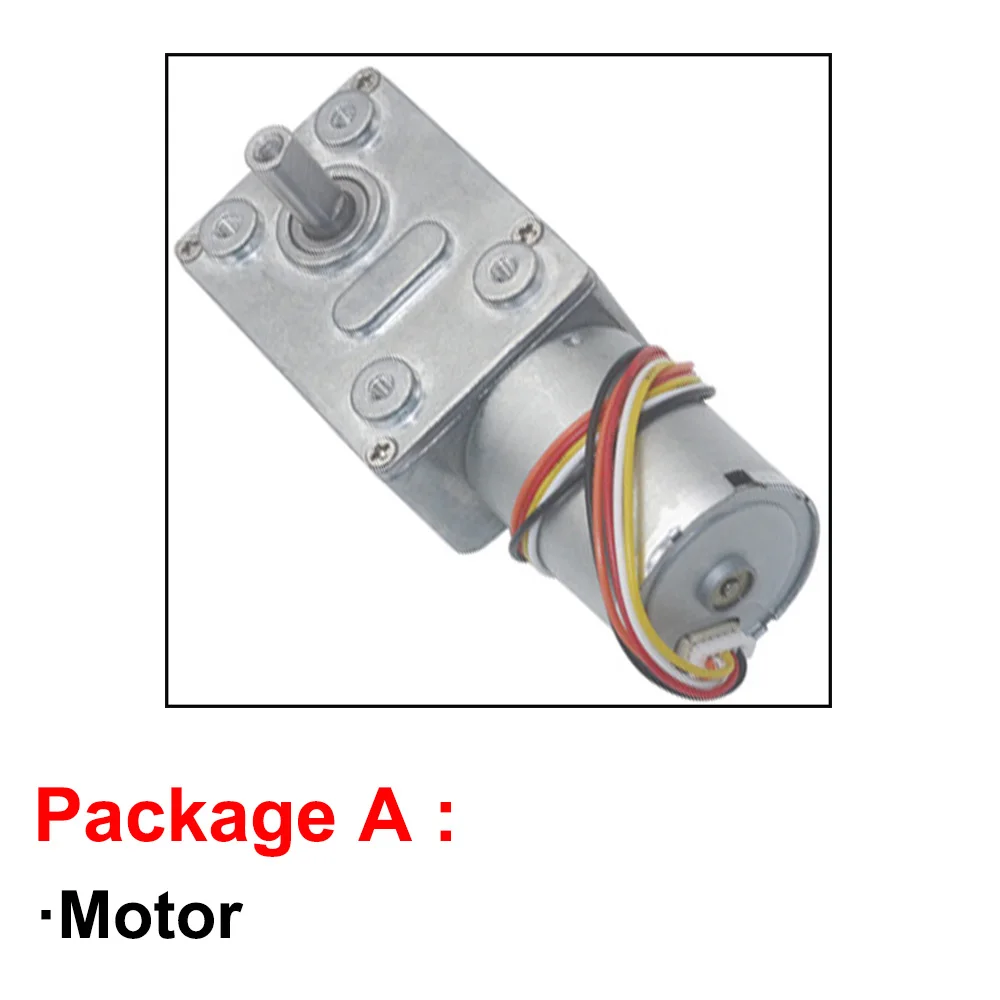 Micro Brushless 12V 24V DC Worm Gear Motors High Torque Max. 25KG Low RPM 6-150RPM Self Locking Low Noise Reversed In BLDC Motor