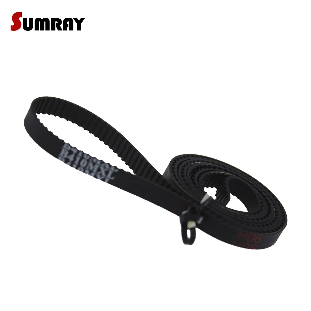 Transmission Belt MXL 320/326/328/329/330/344/352/362 Length Rubber Belts Round 6/10mm Width Timing Belt for Washing Machine