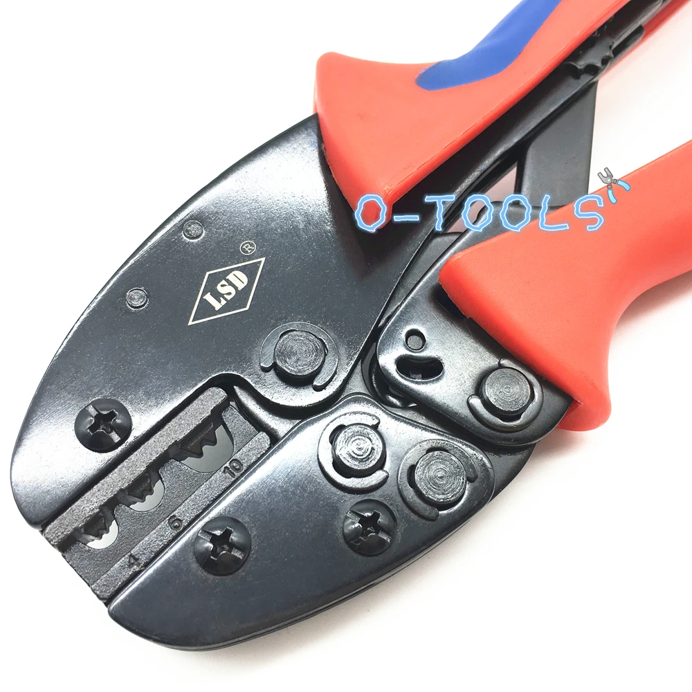 Crimping pliers cable lug crimper tool bare terminal wire plier 4-10 Square Millimeter non insulated connector hand tools S-102