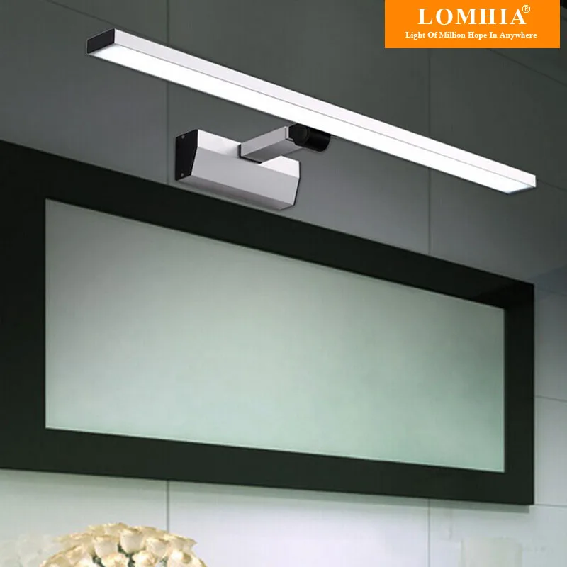 

Contemporary led bathroom mirror light stainless steel 90-260v cosmetic mirror lamp ceiling lamps wall lights vanity ligthing