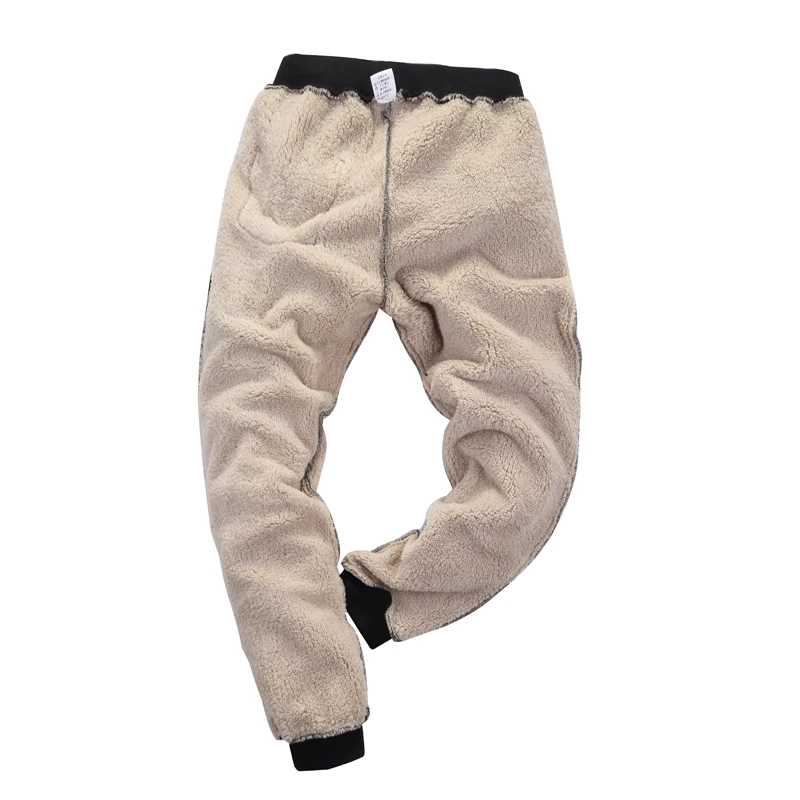 Dikke Fleece Jogger Heren Broek Katoenen Broek Mannelijke Winter Warme Fluwelen Trainingsbroek Trainingspak Joggers Herfst Winter