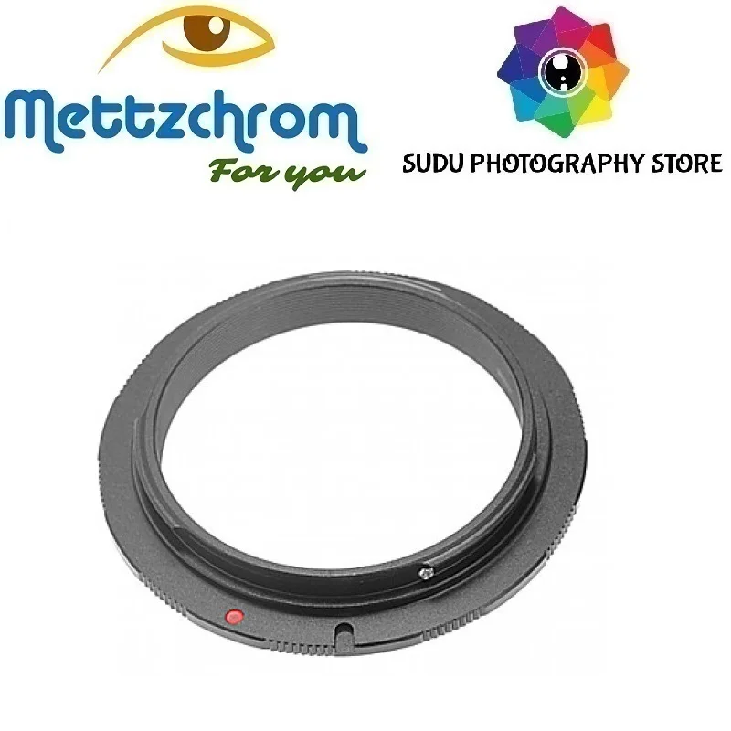 Mettzchrom ماكرو Revers خاتم محول لنيكون 49 مللي متر 52 مللي متر 55 مللي متر 58 مللي متر 62 مللي متر 67 مللي متر 72 مللي متر 77 مللي متر