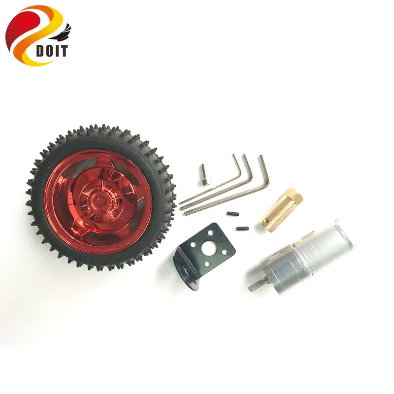 مجموعة واحدة ملحق ل روبوت هيكل السيارة مع 1 قطعة 85 مللي متر عجلة العرض 31 مللي متر موتور النحاس اقتران محرك قوس لعبة RC