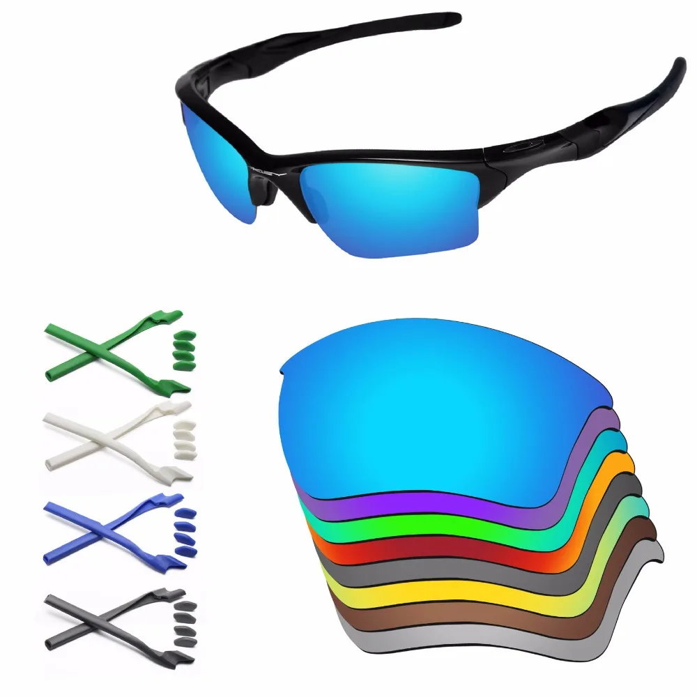 Bsymbo Vervanging Lenzen En Rubber Kit Voor-Oakley Half Jacket 2.0 Xl Zonnebril Frame-Meerdere Opties