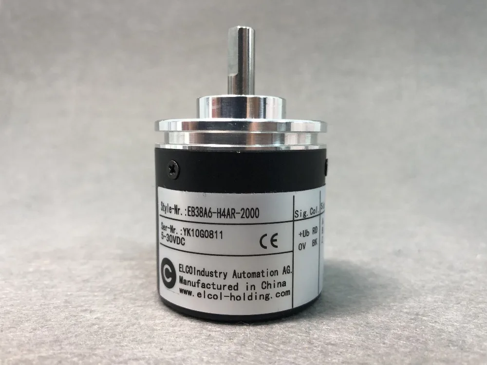 ELCO Industry ELECTRONICS Incremental Rotary encoder,EB38A6-H4AR/H6AR-2000,P4PR-360 C4AR-600 C4PR-1024 N4AR-2000