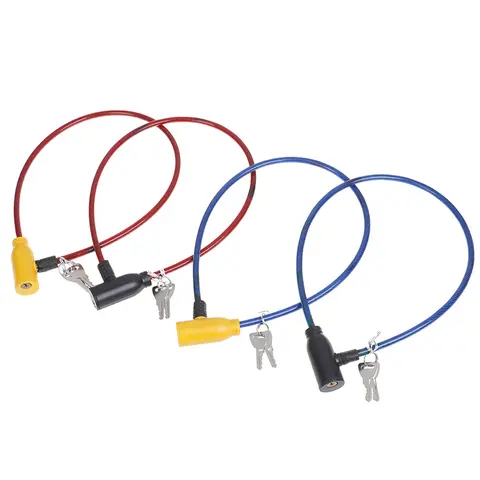 1 pc 사이클링 케이블 도난 방지 자전거 자전거 스쿠터 안전 잠금 장치 2 키 스틸 와이어 내구성 휘트니스 자전거 사용 1 pc 사이클링 케이블 도난 방지 자전거 자전거 스쿠터 안전 잠금 장치 2 키 스틸 와이어 내구성 휘트니스 자전거 사용