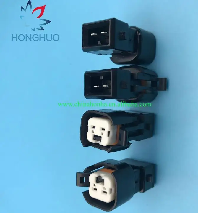 100pcs/lot DJH7022-2.2-11 EV6 us-sum Uscar to EV1 Sumitomo 2 Pin Female Adapter Connector