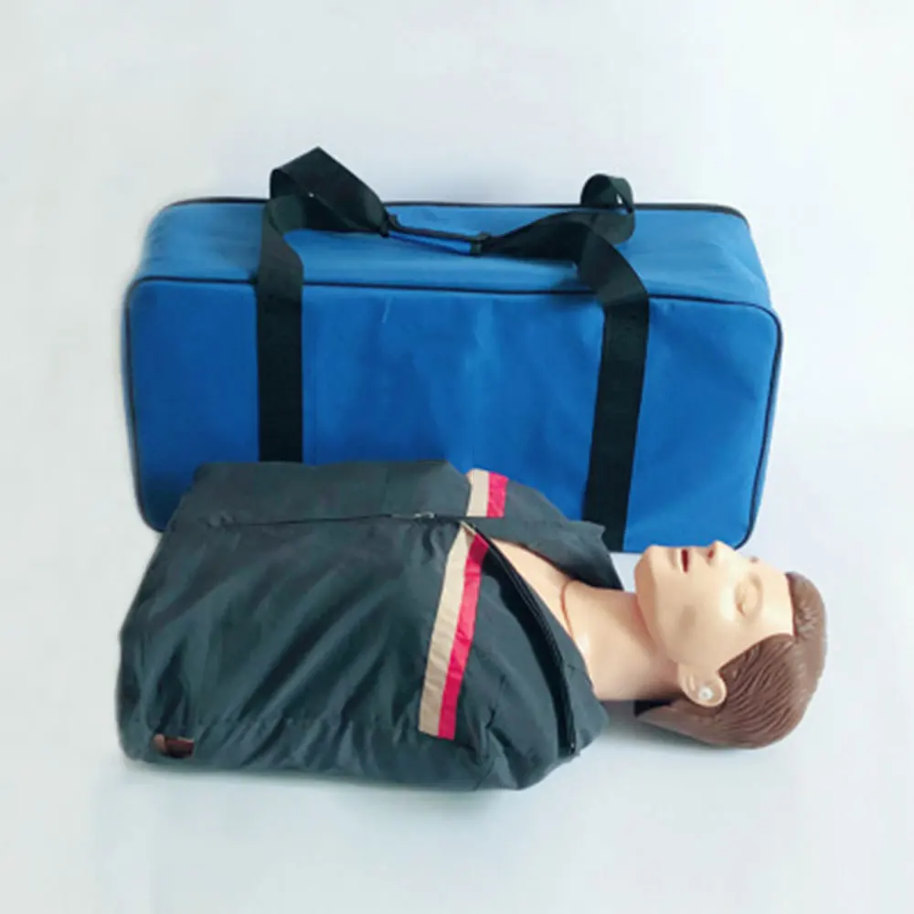 

70x22x34cm Bust CPR Training Manikin Professional Nursing Training Mannequin Medical Model Human First Aid Training Model New