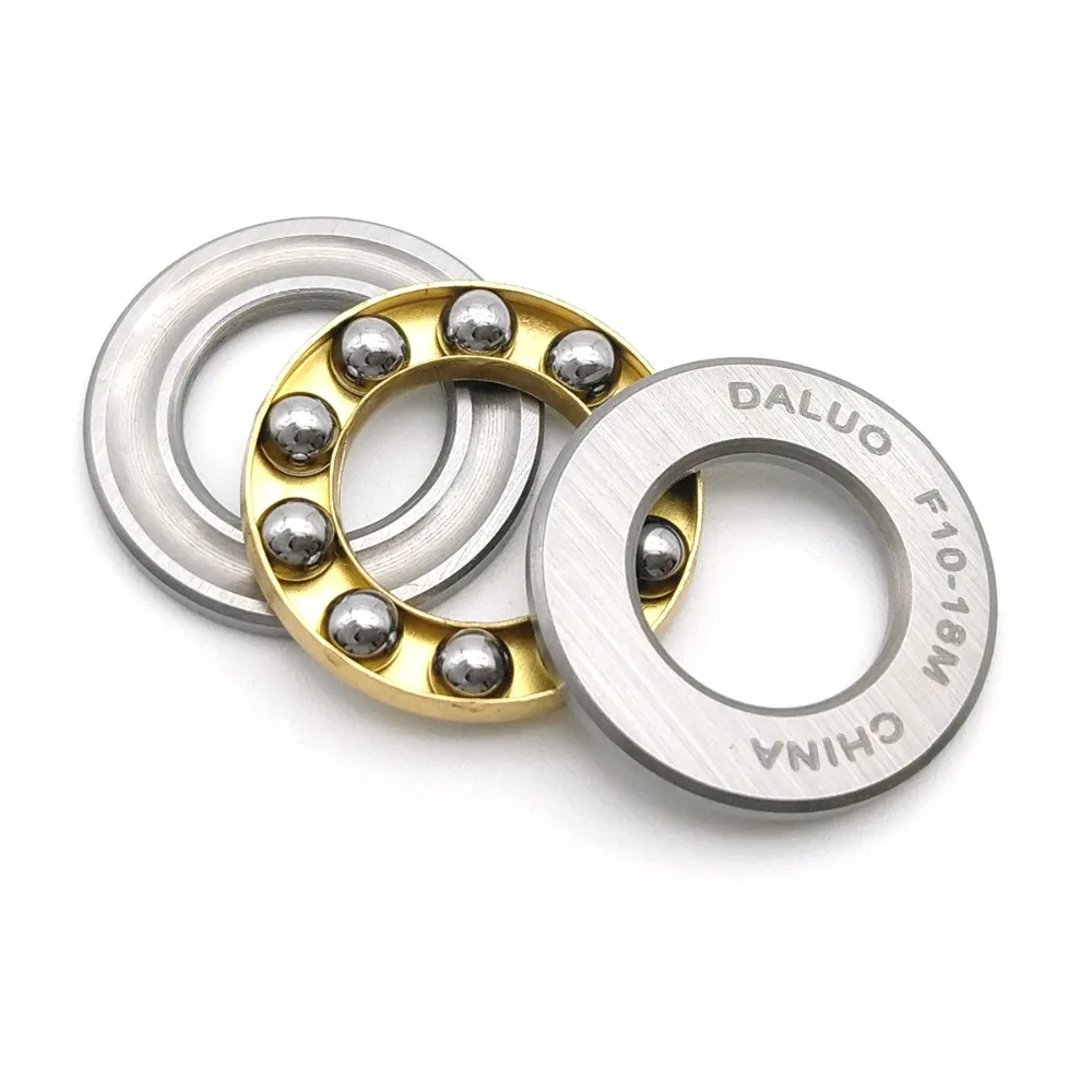 

DALUO Bearings F10-18M F10-20M 10X18X5.5 10X20X6.5 Thrust Ball Bearings Single Separable Direction