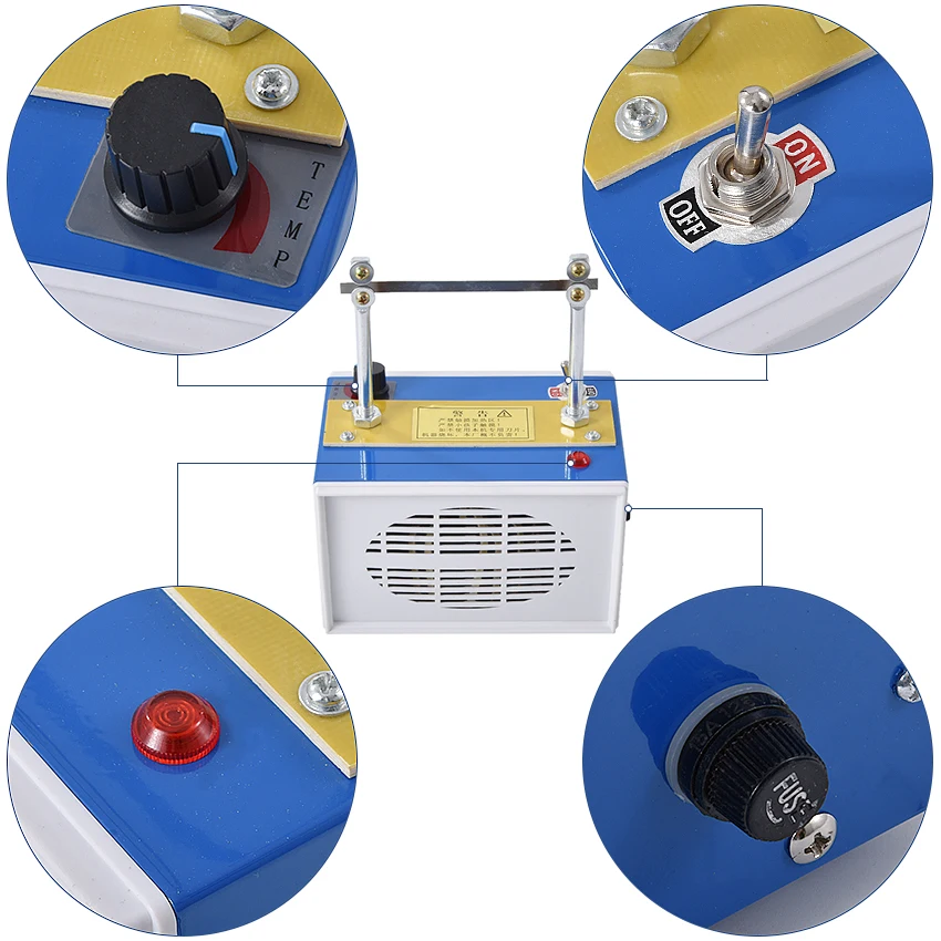 Multi-zweck RQ3 Heißer Schneiden Maschine 400 Grad/800 Grad Temperatur Einstellung Marke Band Schneiden Maschine 220V 100W