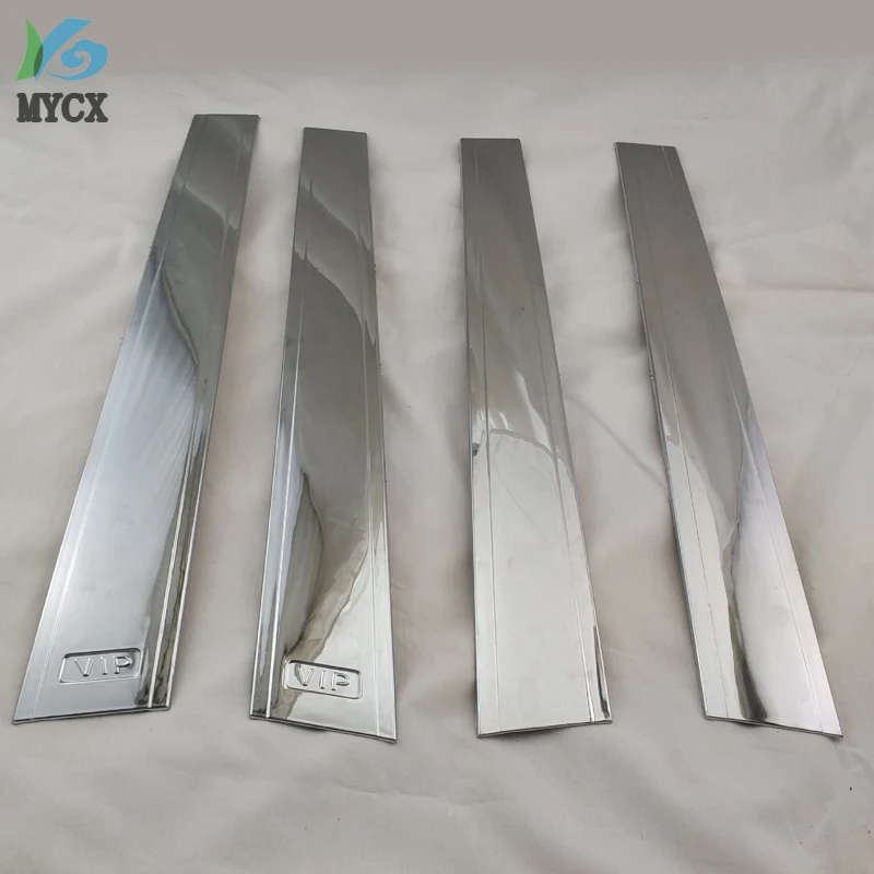 

4PCS ABS Chrome PILLAR COVER CAR Accessories FOR Toyota Corolla 2001 FIELDER 2005-2012 PROBOX SUCCEED