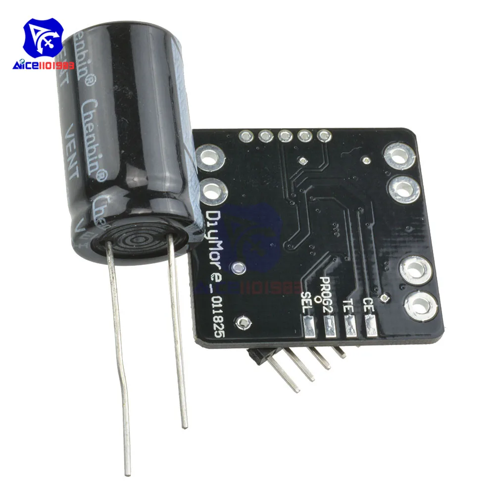 diymore MCP73871 Lipoly Lithium Li-on Polymer Battery Charger Board 3.7V 4.2V with Capacitor