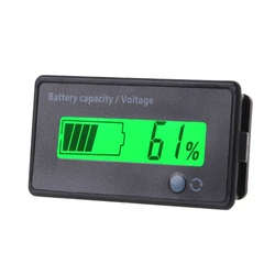 12V-84V Lead-acid Battery Capacity Indicator Voltage Meter Voltmeter LCD Monitor