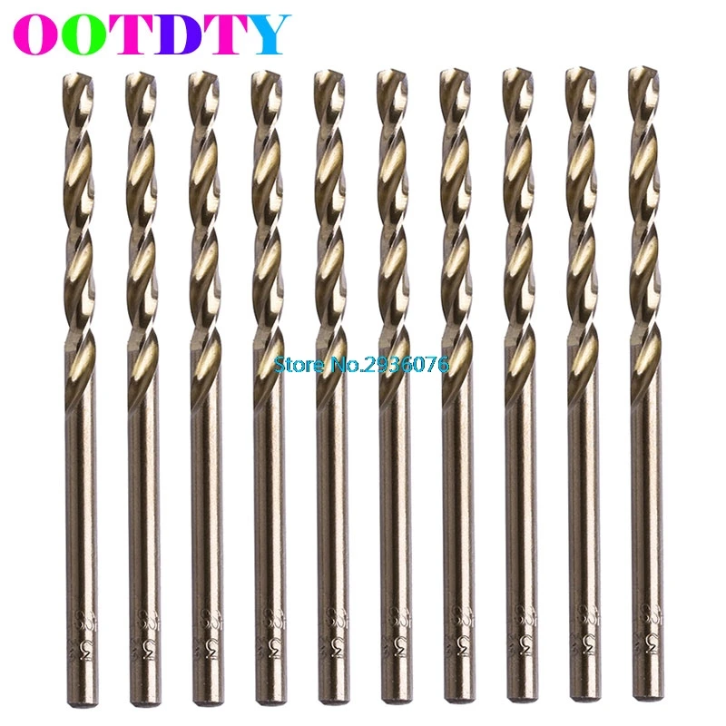 10Pcs/lot 3.5mm M35 Triangle Shank HSS-Co Cobalt Twist Drill Spiral Drill Bit APR3_10