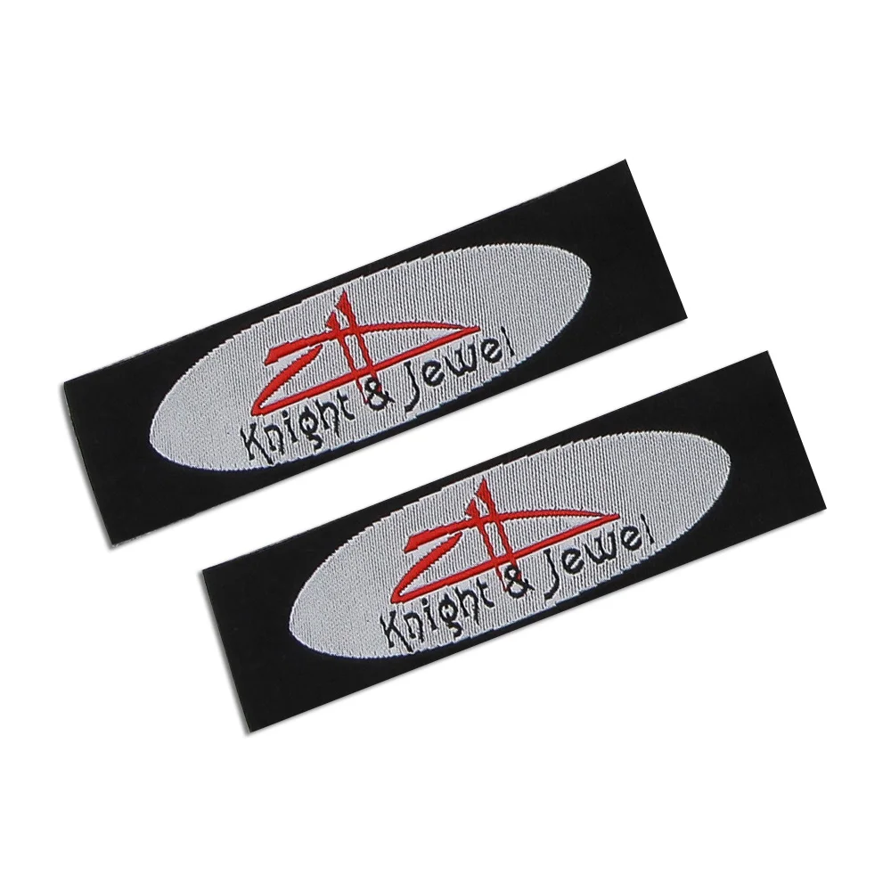 Customized Persionalized Logo Woven Labels For Clothing Sew Name Tags For Clothes Custom Woven Label Garment Fabric Tag For Gift