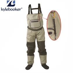 Fly Fishing Chest Waders Breathable Waterproof Stocking foot River Wader Pants for Men and Women