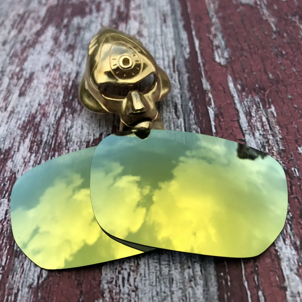 

Wholesale Glintbay 100% Precise-Fit Polarized Replacement Lenses for Oakley Style Swith Sunglass - 24K Golden Mirror