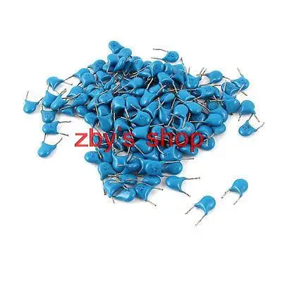 150+-2% Pieces Blue 12pF DIP Ceramic Disc Capacitors 3000V