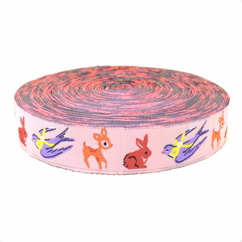 Zakka handmade accessories ribbon laciness clinched cartoon Woven Jacquard Ribbon width 5/8