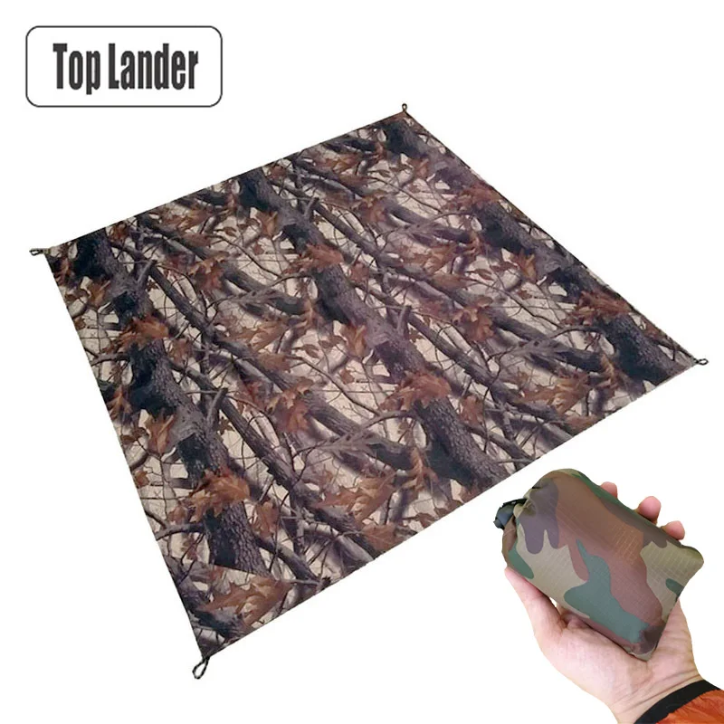 Esterilla de camping impermeable ultraligera con bolsillo plegable