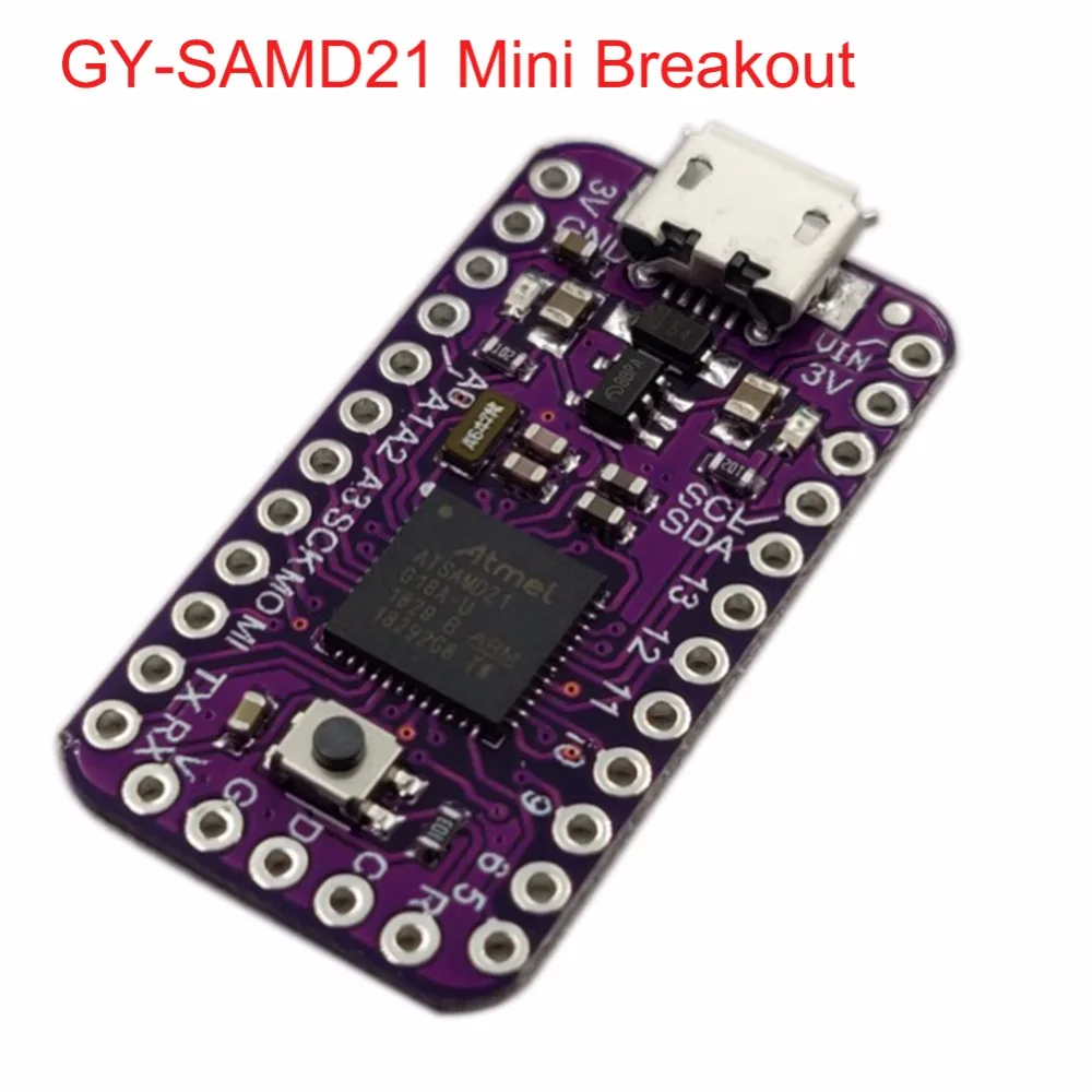 

GY-SAMD21 SAMD21 Mini Breakout Sensor Module Pro Mini-sized for Arduino IDE ATSAMD21G18,32-bit ARM Cortex-M0 FZ3482