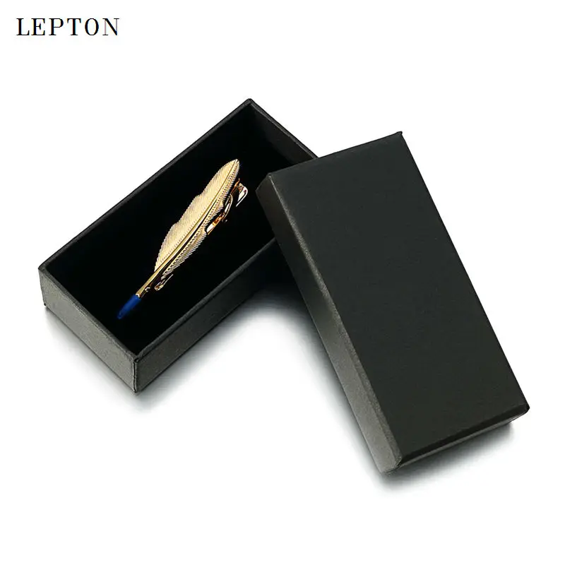 2017 Black Paper Tie Clips Boxes 30 PCS/Lots High Quality Black matte paper Jewelry Boxes Cuff links Carrying Case wholesale