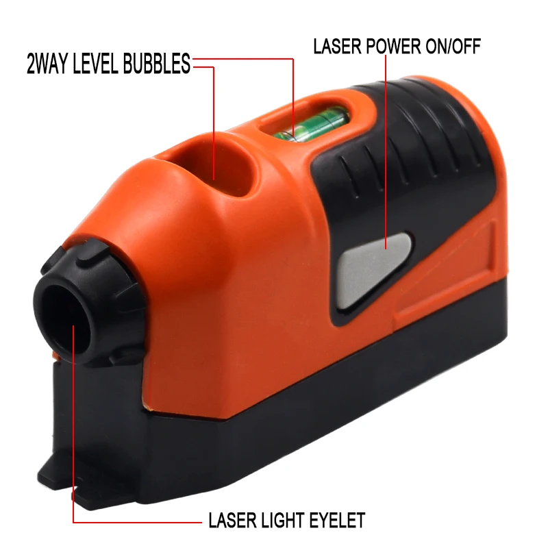 Imagem -05 - Mini Nível a Laser Vertical Ferramenta de Medição Nível a Laser para Linha Reta Guiada a Laser Ferramenta de Medição