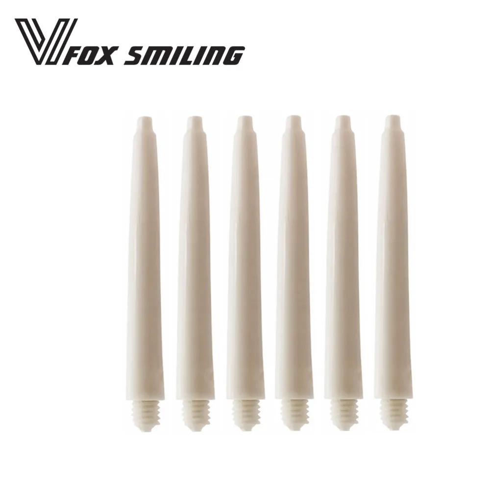Fox Smiling 30pcs Darts Shafts Nylon 2BA 48mm 35mm 27mm Dart Shaft For Professional Darts Plastic Dart Shafts Accessories