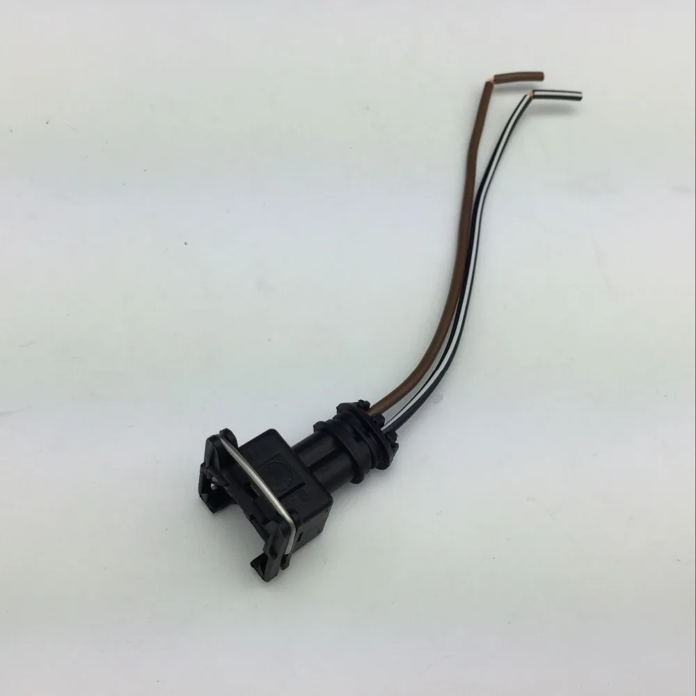 for VW Passat B5 Audi A4 A6 A8 Fuel Injector Electric Plug Pigtail Plug Connector 2 Pins Wiring Harness 443 906 232