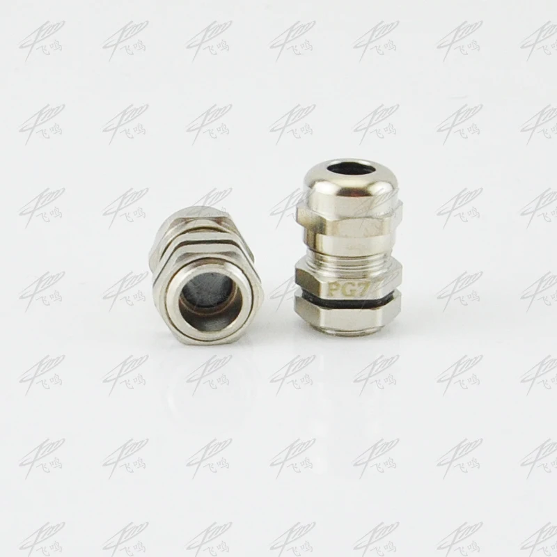 PG7 PG9 PG11 PG13.5 PG16 PG21 PG29 Nickel Brass Metal IP68 Waterproof Cable Glands Connector Wire